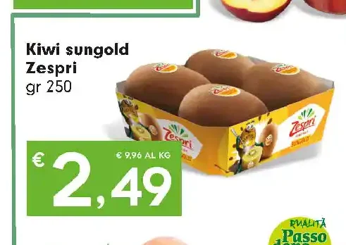 Kiwi sungold Zespri