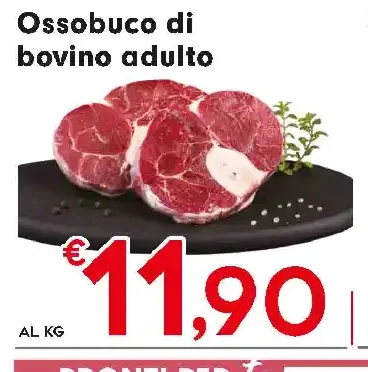 Ossobuco di bovino adulto