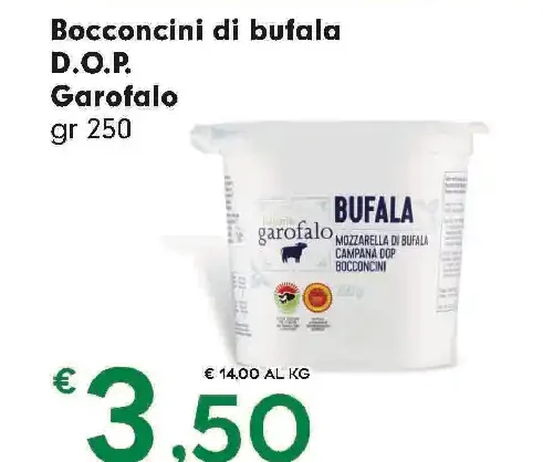 Bocconcini di bufala DOP Garofalo