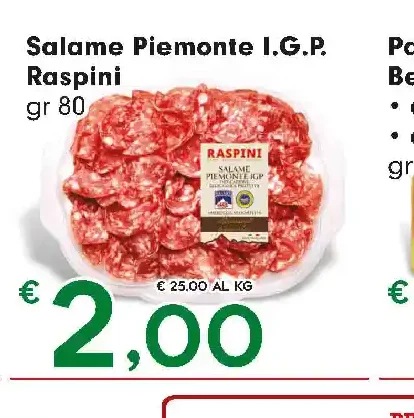 Salame Piemonte IGP Raspini