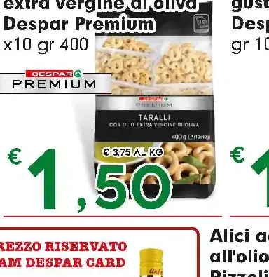 Tarallini con olio extra vergine di oliva
