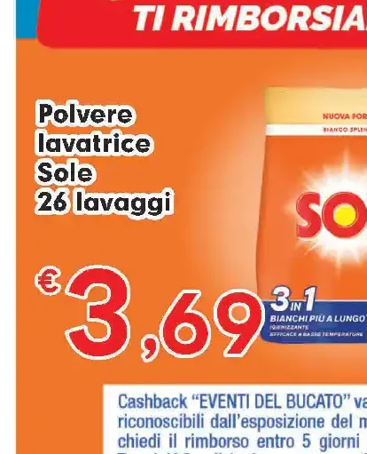 Detersivo lavatrice