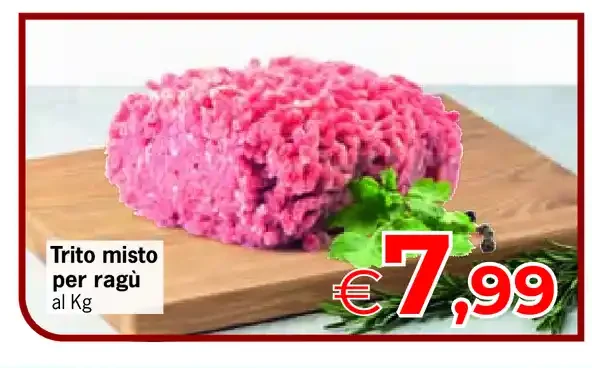 Trito misto per ragù