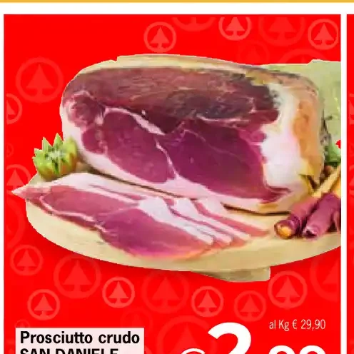 Prosciutto crudo San Daniele all'etto