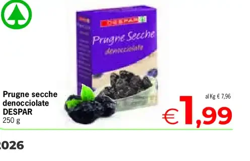 Prugne secche denocciolate Despar