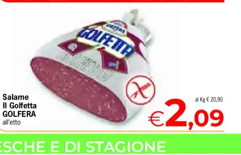 Salame Il Golfetta Golfera all'etto