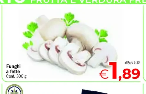 Funghi a fette