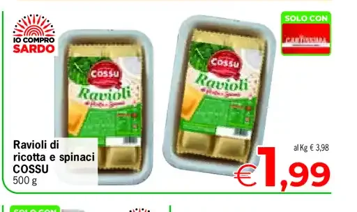 Ravioli ricotta e spinaci