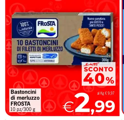 Bastoncini di merluzzo