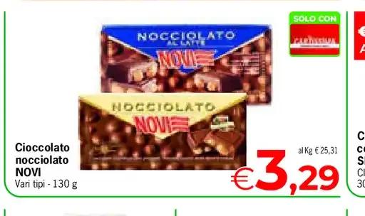 Cioccolato nocciolato