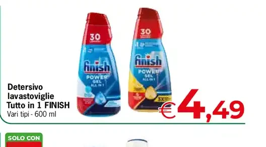 Detersivo lavastoviglie