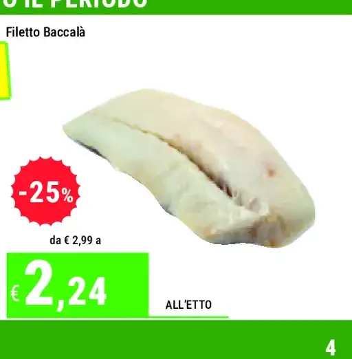 Filetto di baccalà