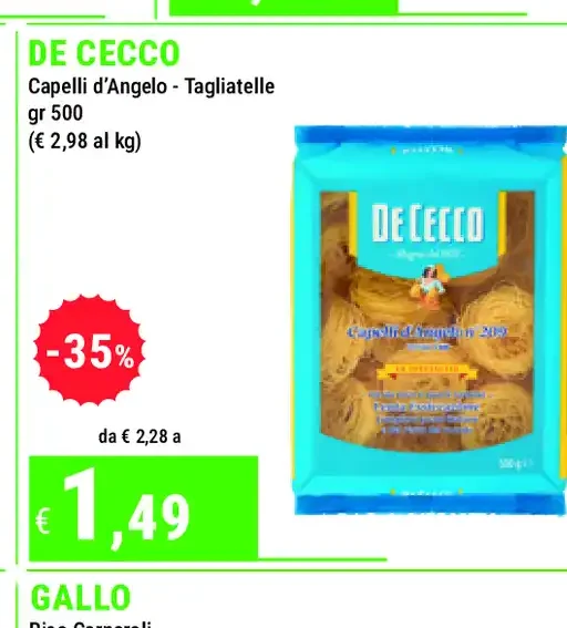 Capelli d'Angelo - Tagliatelle