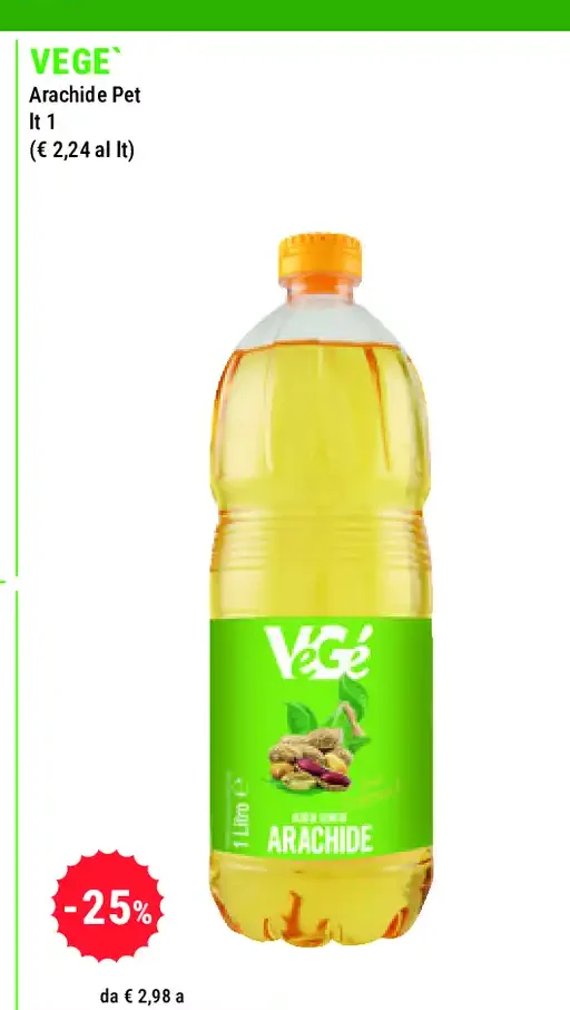 Olio di arachide