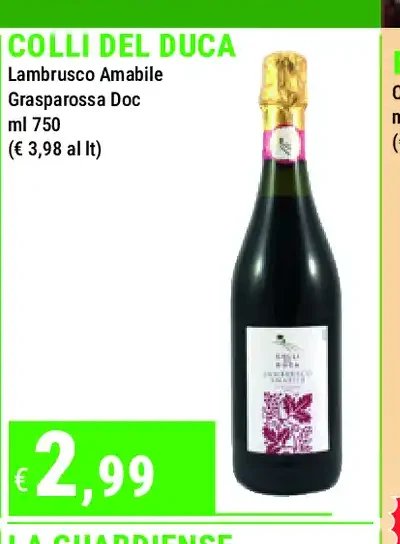Lambrusco Amabile Graspossa Doc