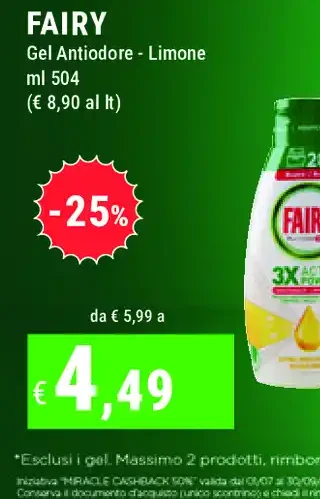 Gel Antiodore - Limone