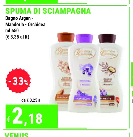 Bagno schiuma