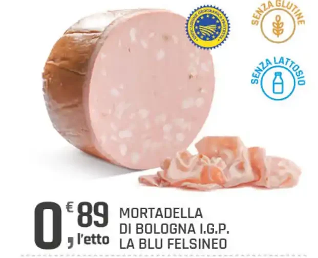 Mortadella di Bologna IGP La Blu Felsineo