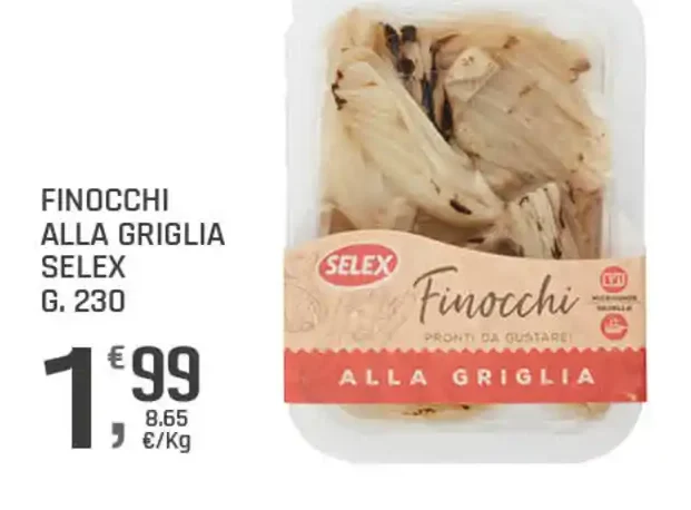 Finocchi alla griglia Selex