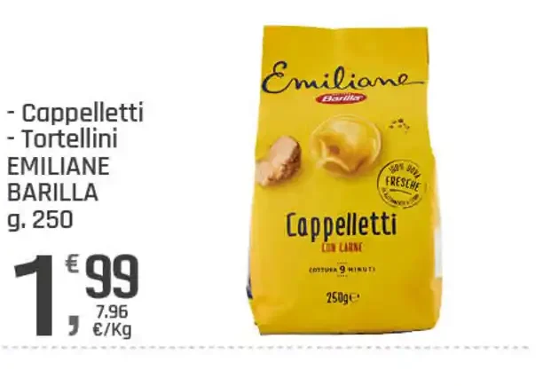 Cappelletti e tortellini Emiliane Barilla