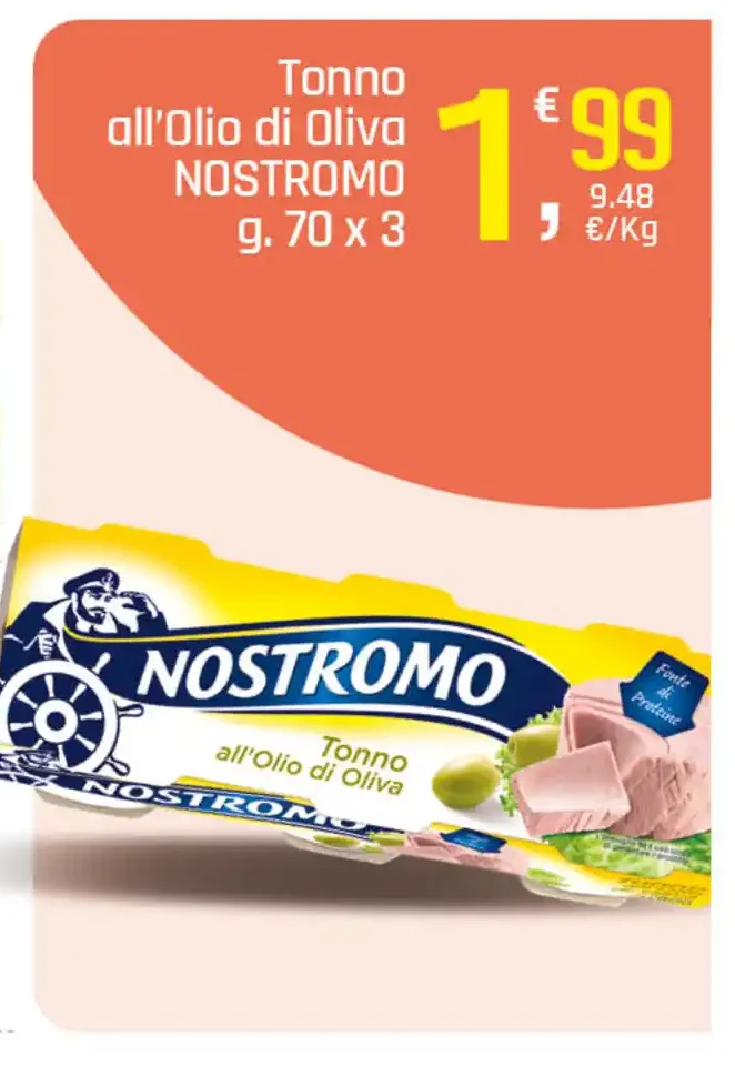 Tonno all'olio di oliva Nostromo