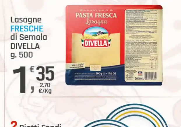Lasagne fresche di semola