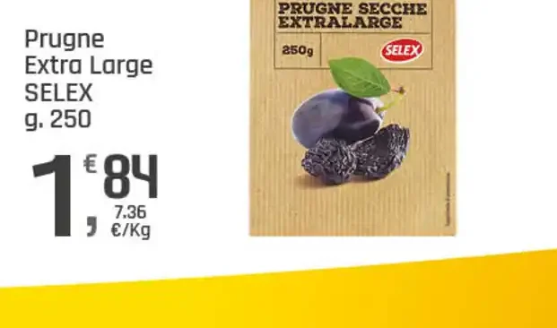 Prugne extra large