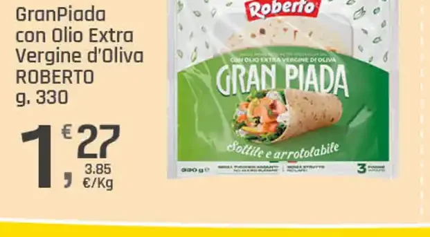 Gran piada con olio extravergine d'oliva