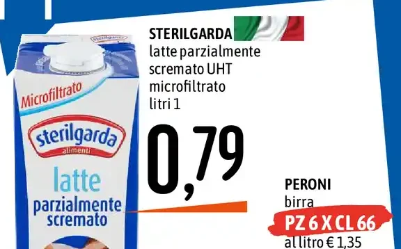 Latte parzialmente scremato UHT