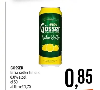 Birra radler limone
