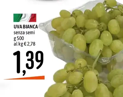 Uva bianca senza semi