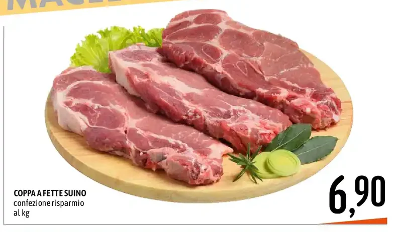 Coppa a fette suino