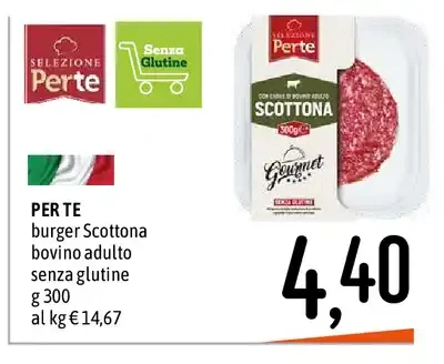 Burger Scottona bovino adulto
