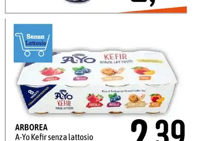 A-Yo Kefir senza lattosio