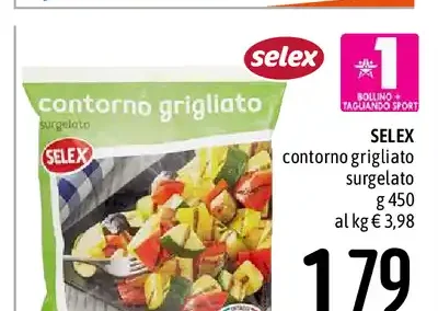 Contorno grigliato surgelato