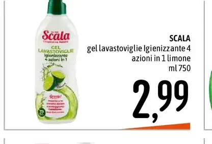 Gel lavastoviglie igienizzante al limone