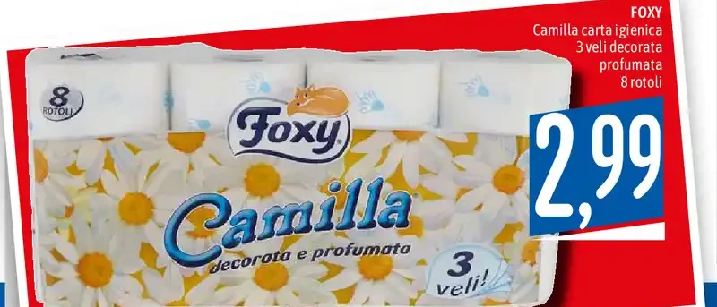Carta igienica decorata profumata
