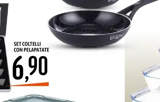 Set coltelli con pelapatate