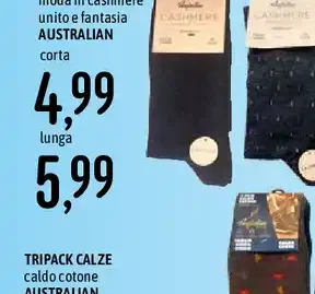 Calza cashmere Australian