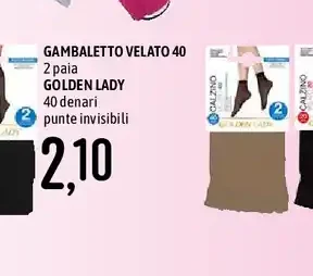 Gambaletto velato Golden Lady