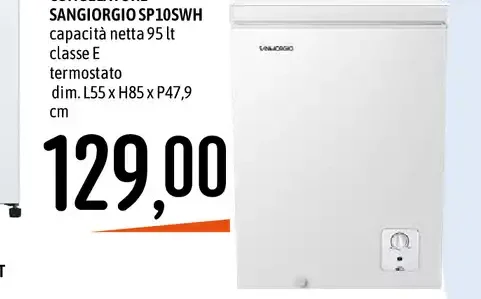Congelatore Sangiorgio SP10SWH