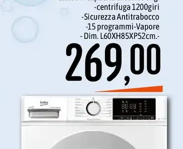 Lavatrice Beko BMX 8126DW