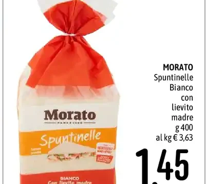 Spuntinelle bianco con lievito madre