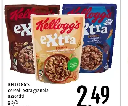 Cereali extra granola assortiti