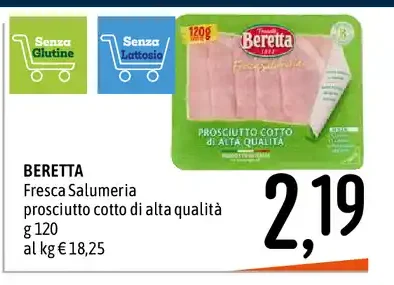 Prosciutto cotto di alta qualità