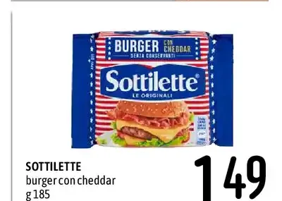 Burger con cheddar