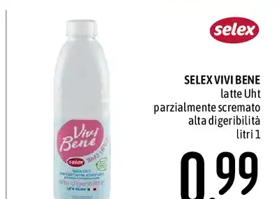 Latte UHT parzialmente scremato