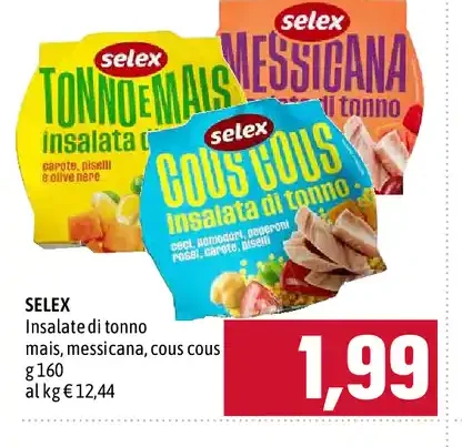 Insalate di tonno assortite
