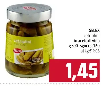 Cetriolini in aceto di vino