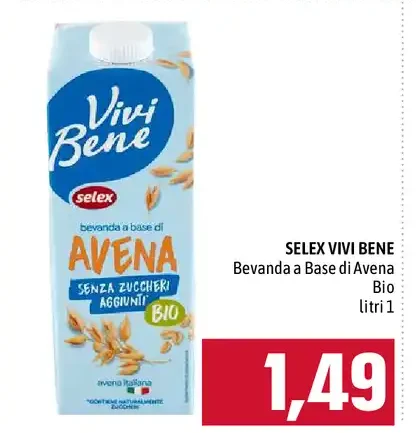Bevanda a base di avena bio
